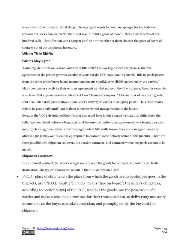 Business Law and the Legal Environment - Page 594